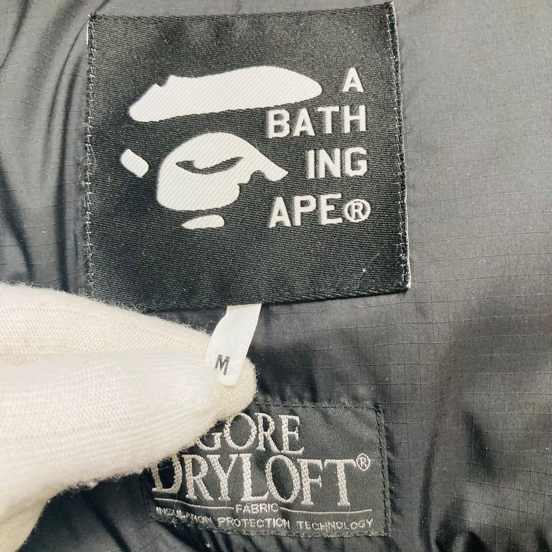 アベイシングエイプ ヌプシ型 ダウンジャケット Mサイズ