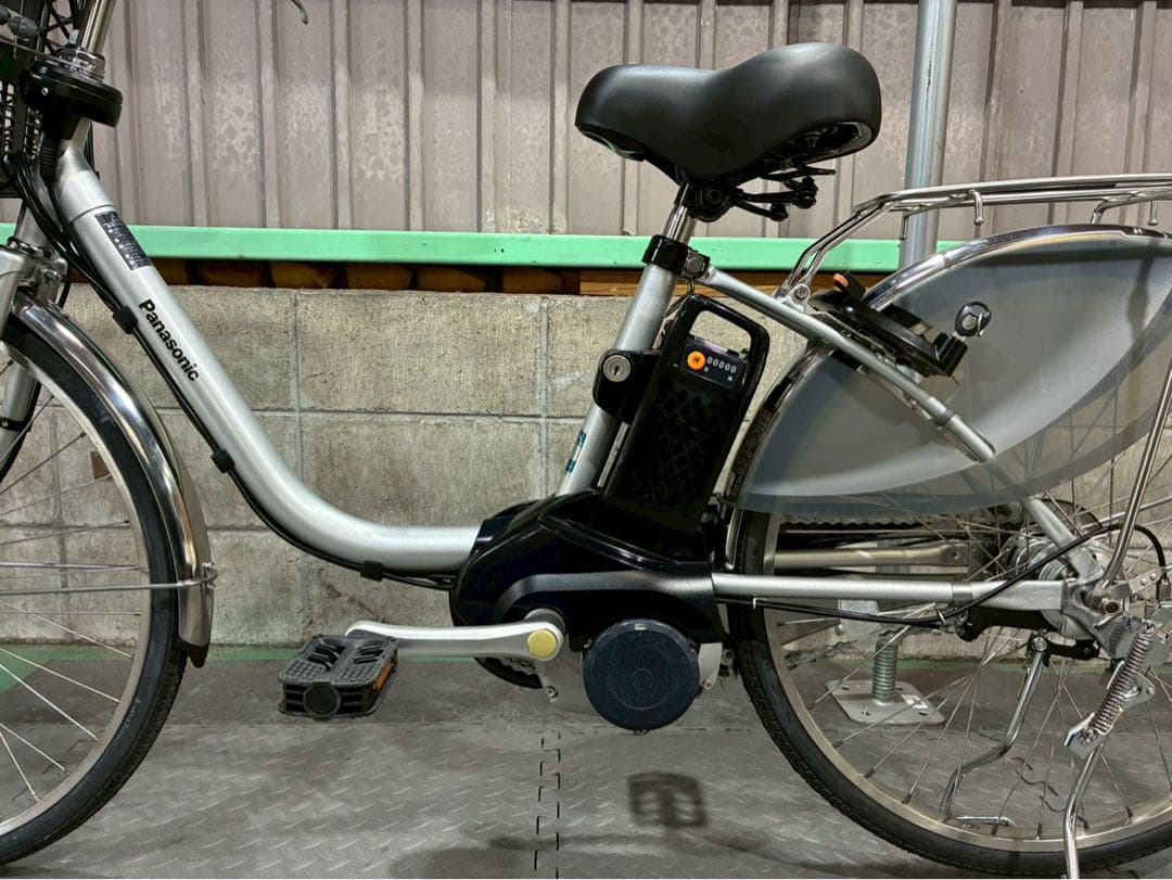 №8565 電動自転車パナソニック ビビDX 24インチ✨大容量バッテリー✨