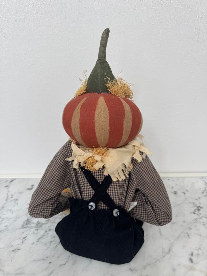 ハロウィン パンプキン ドール かぼちゃ人形 全長67cm