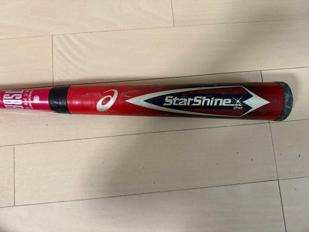 少年軟式用バット ASICS STAR SHINE 2nd 75cm 約430g