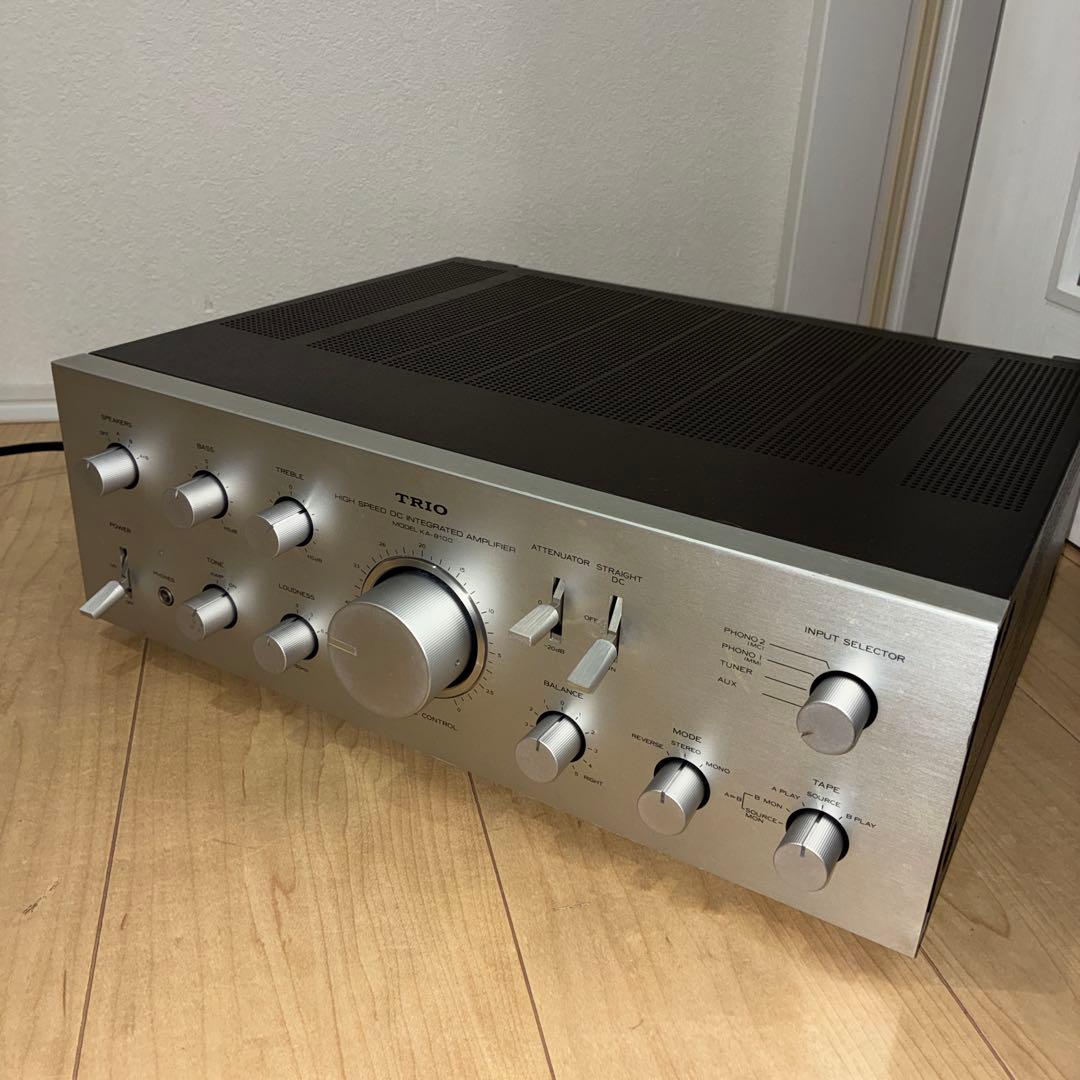 動作良好！！trio 　プリメインアンプ　KA-8100 希少です
