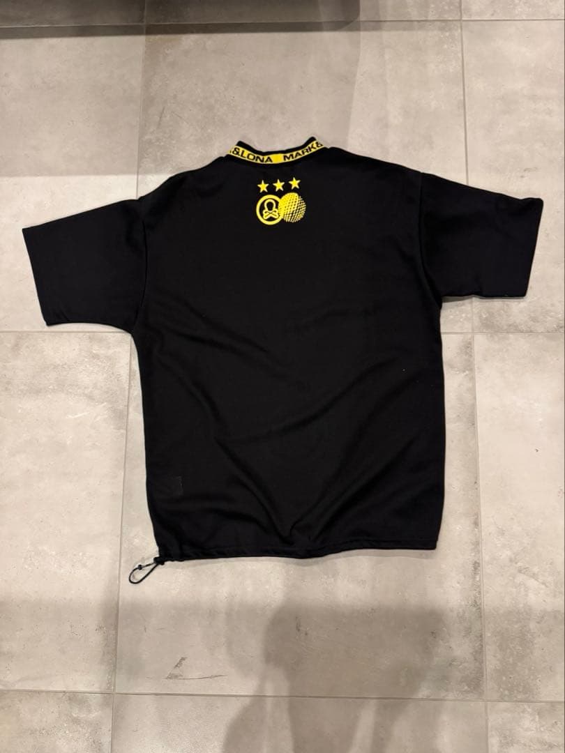 【美品】MARK & LONA メンズモックネックシャツ　48(L)