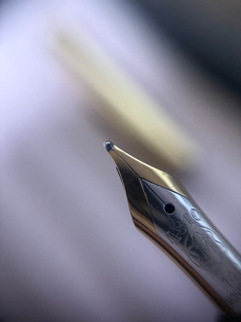 モンブラン万年筆742N、ペン先はKM