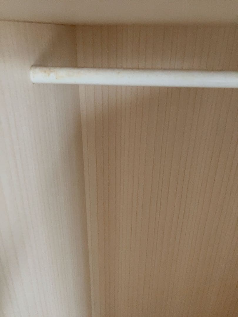 昭和レトロ　タンス　クリーム色　ハンガー掛けあり　子供用　育児タンス　幼児