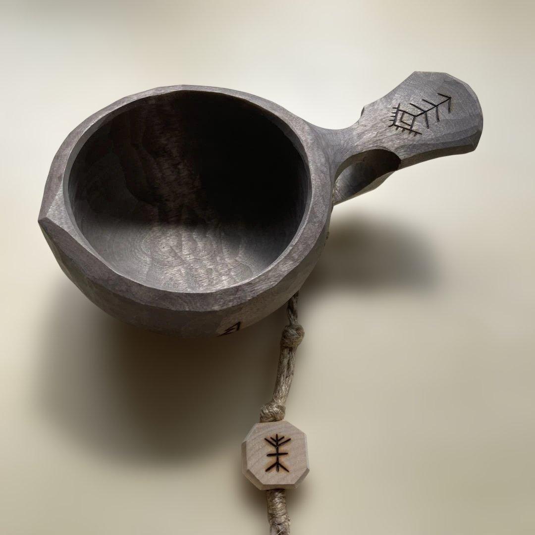 【新品】 ソウルオブシベリア　バードテール　No.2003 ククサ シルバー