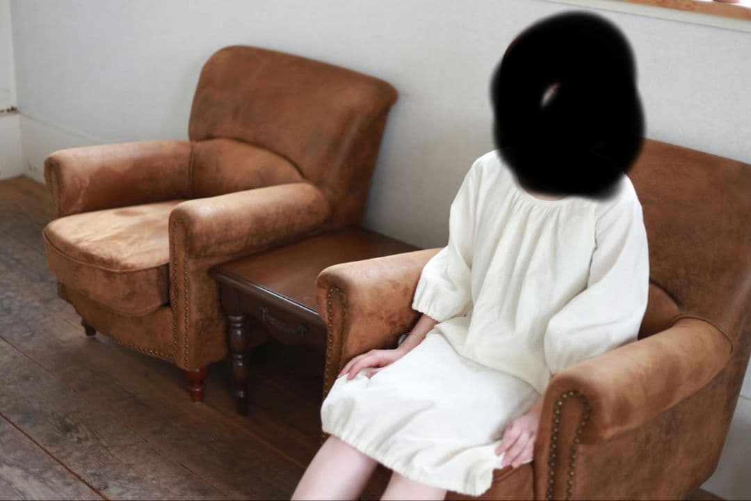 VINCENT ヴィンテージレザー調ファブリックコンパクトシングルソファ