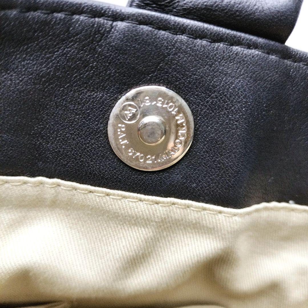 【希少】カワカワ　オールレザー　ブラック　ハンドバッグ　トートバッグ