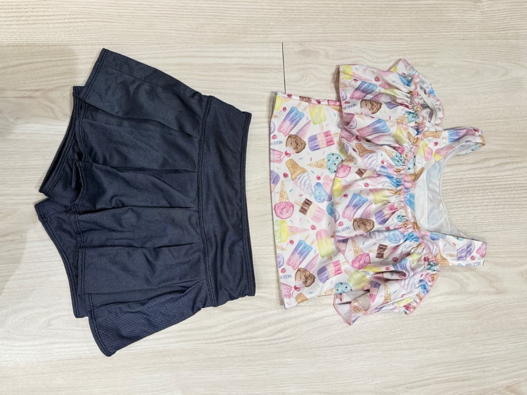 mezzo piano、サイズ130cm、夏服+水着セット