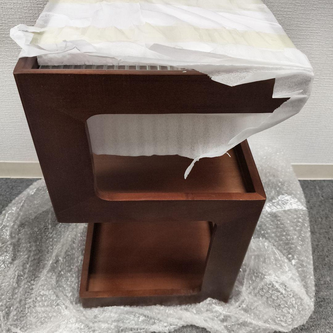 ナイトテーブル ベッド横 ベッドサイドテーブル おしゃれ 多機能 収納ラック四角