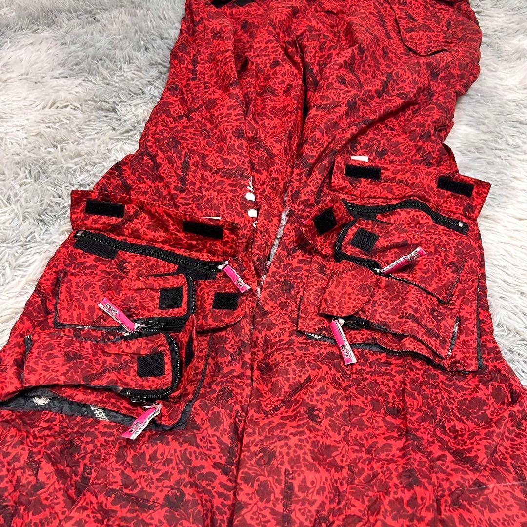 m4136【希少 影道】ギミック スキーウェア スノボーウェア セットアップ L