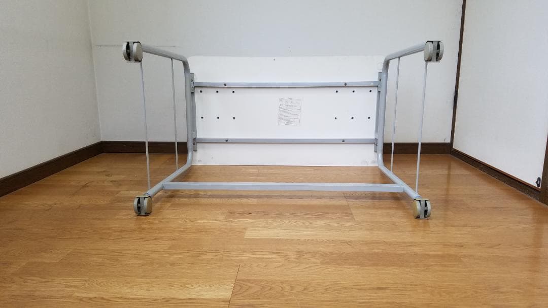 机・デスク(キャスター付き)ワーキングテーブルハック90WH※沖縄・離島発送不可