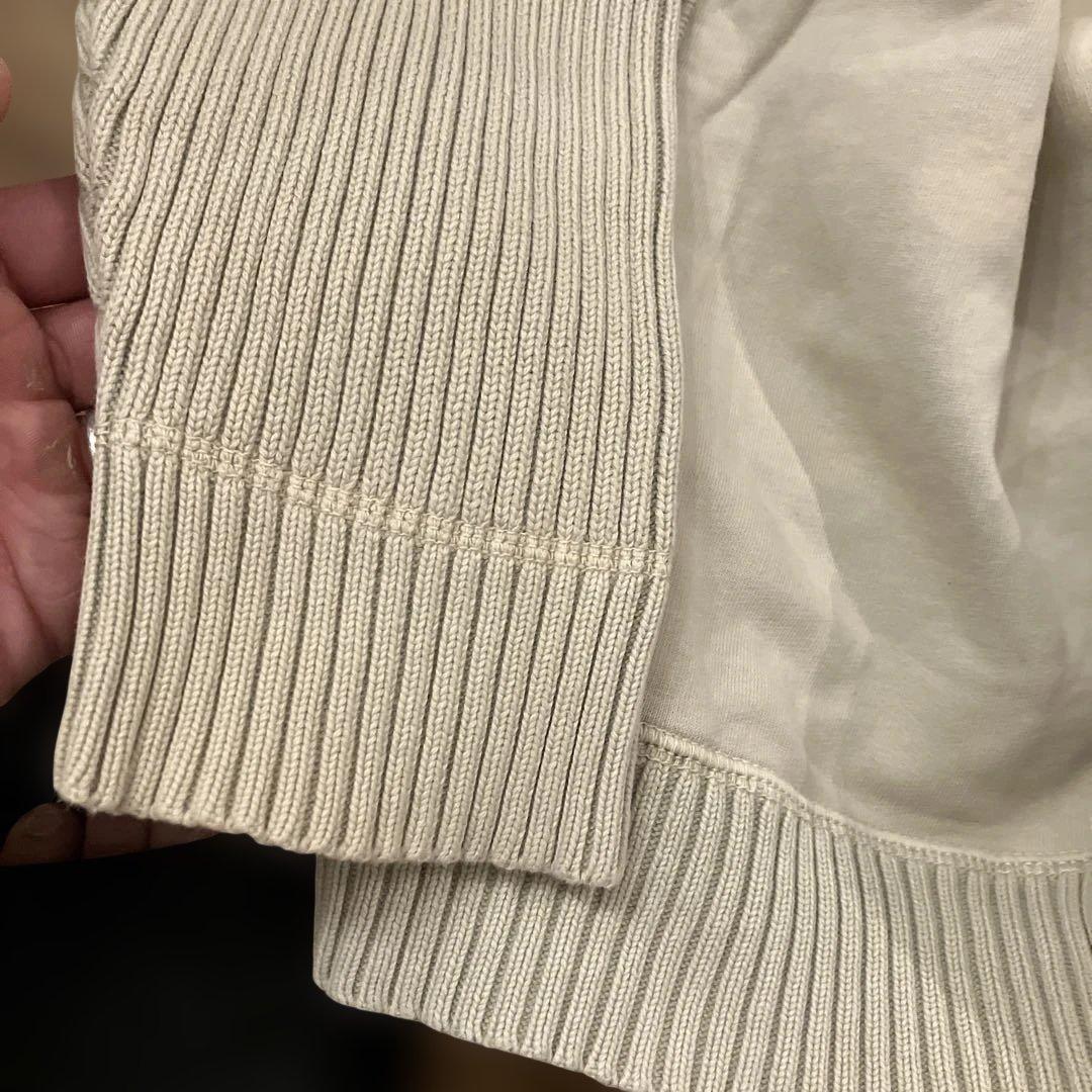 STÜSSY oldstussyトレーナー ニットスウェットLサイズ クリーム