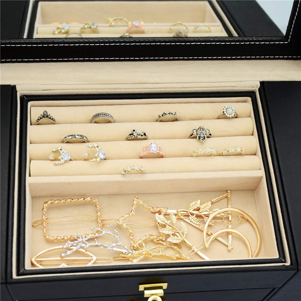 ☆エレガントで耐久性　大容量5段の引き出しと追加の収納