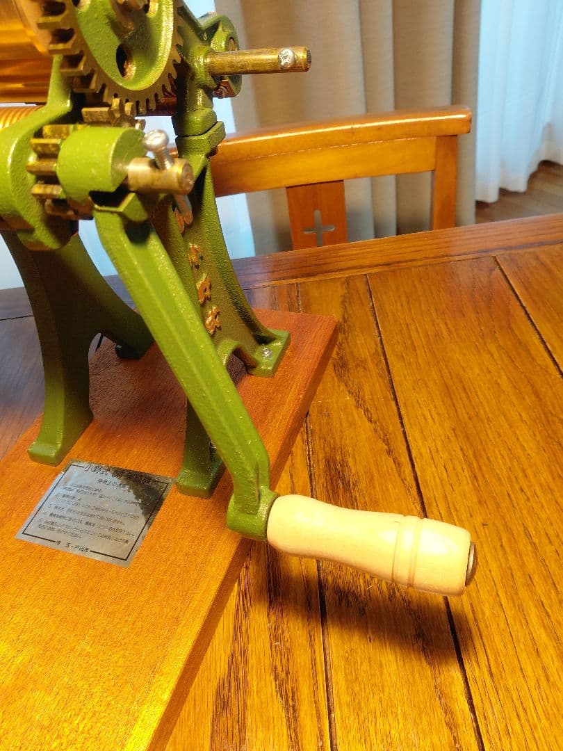 小野式製麺機　未使用デッドストック　小野機械製造所　鋳物　9.4キロ