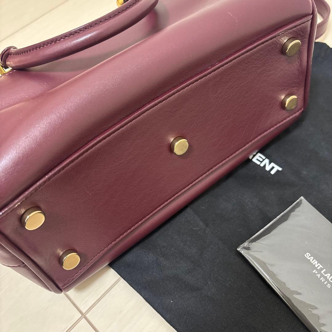 ベイビーダッフル SAINTLAURENT ワインレッド