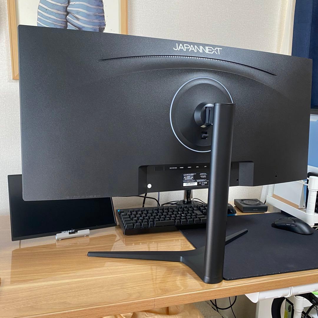 【超美品】ウルトラワイドモニター 34インチ 曲面 IPS JAPANNEXT