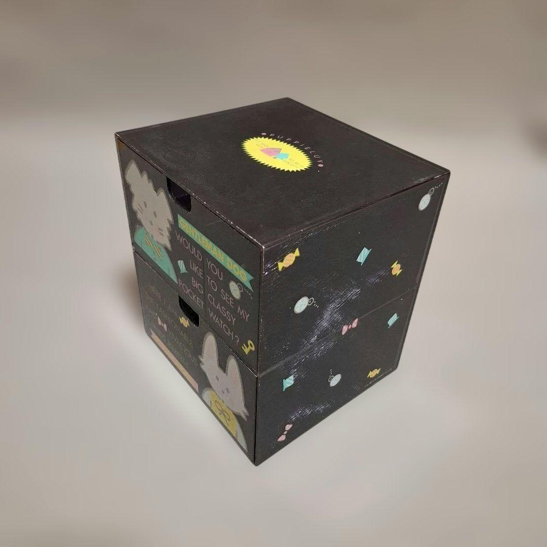 サンリオ　PUPPIE LUVパピーラブ 　昭和レトロ　小物入　ボックス　当時物