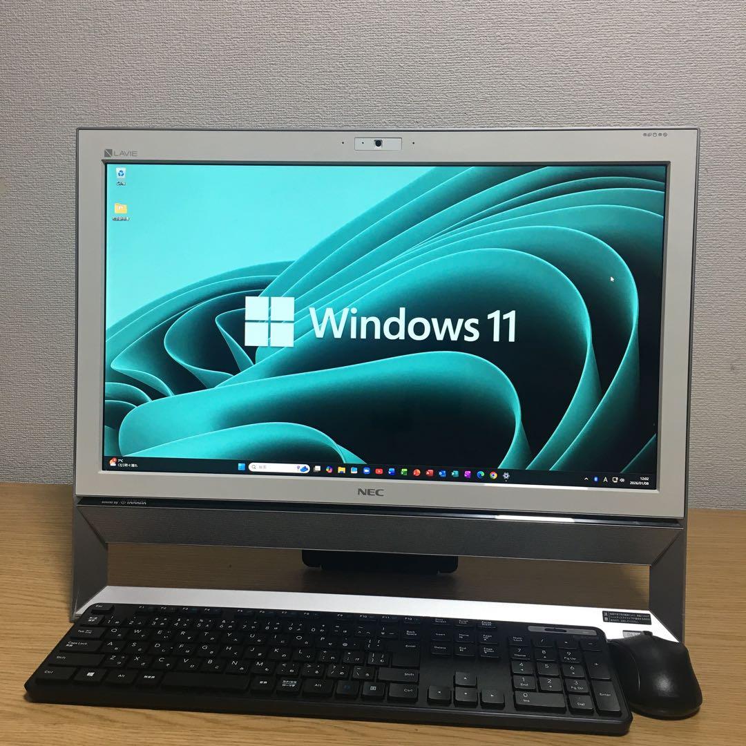 NEC LAVIE Win11 21.5' 地デジ 一体型 デスクトップPC