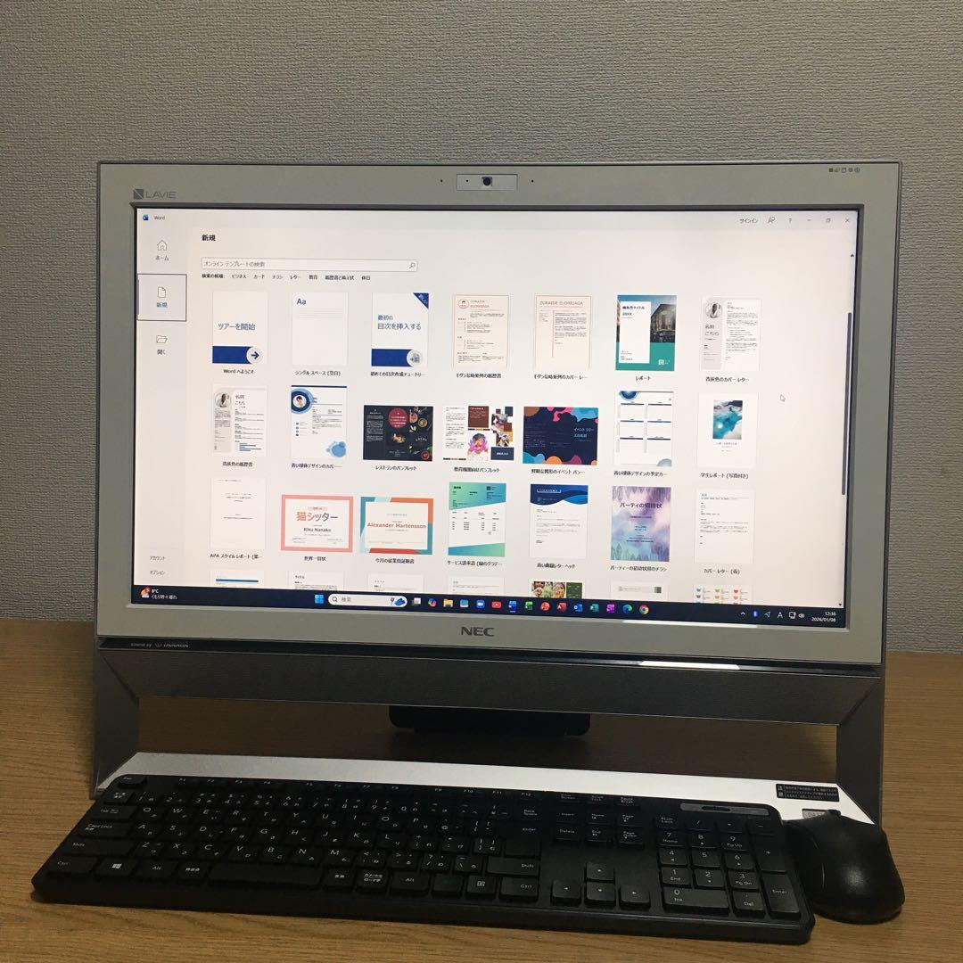 NEC LAVIE Win11 21.5' 地デジ 一体型 デスクトップPC