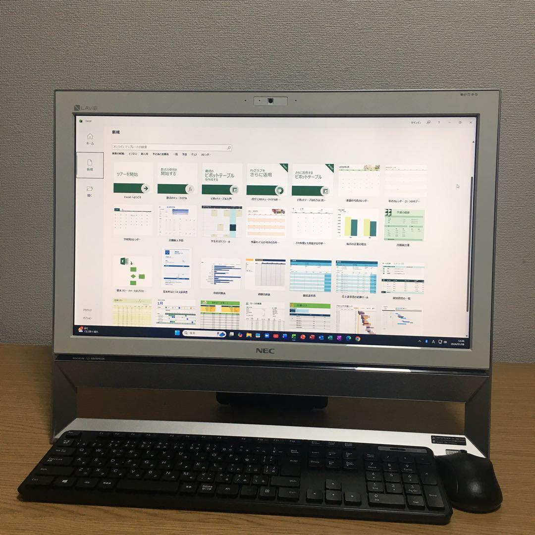 NEC LAVIE Win11 21.5' 地デジ 一体型 デスクトップPC