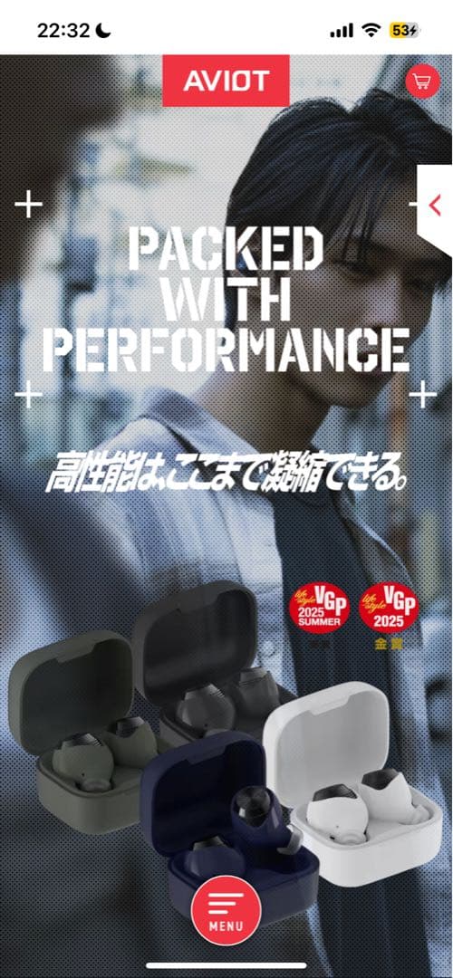 AVIOT TE-A1 ワイヤレスイヤホンブラック