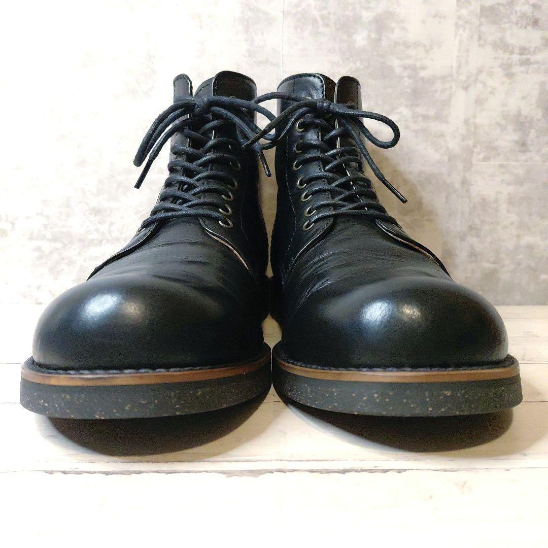 美品✨PADRONE バックジップ チャッカブーツ レースアップ 42 27.5