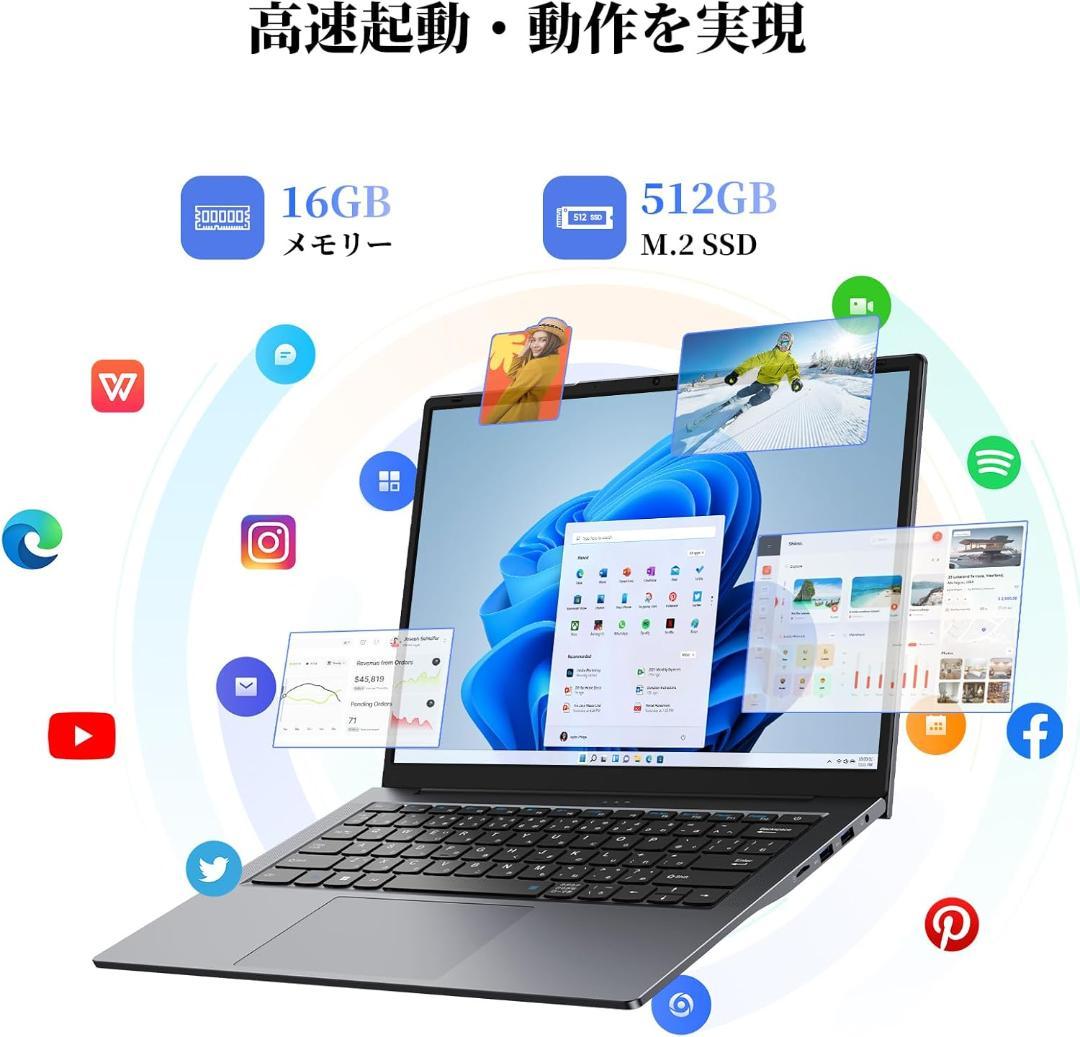 Windows 11 Pro ノートPC Core m3-8100Y