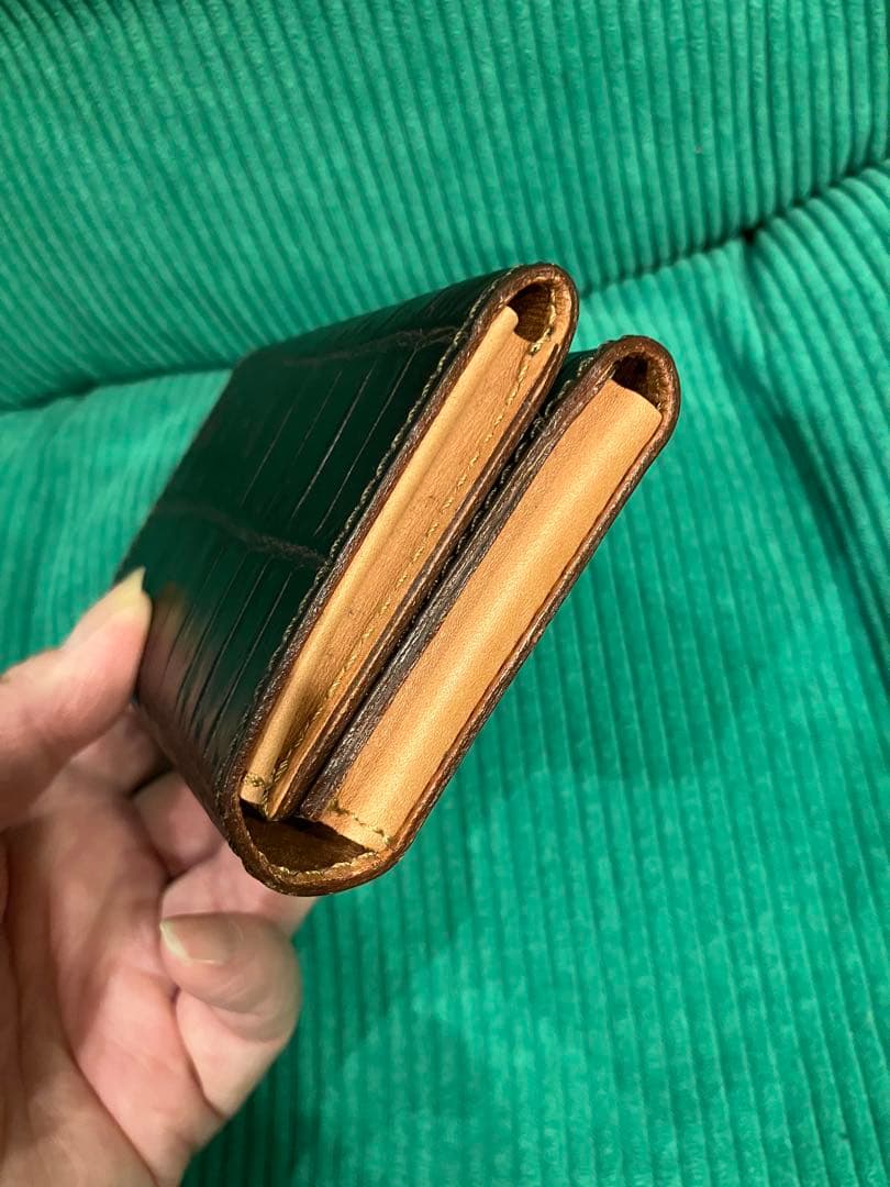 【美品】Felisi 名刺入れ フェリージ カードケース　クロコ型押　909