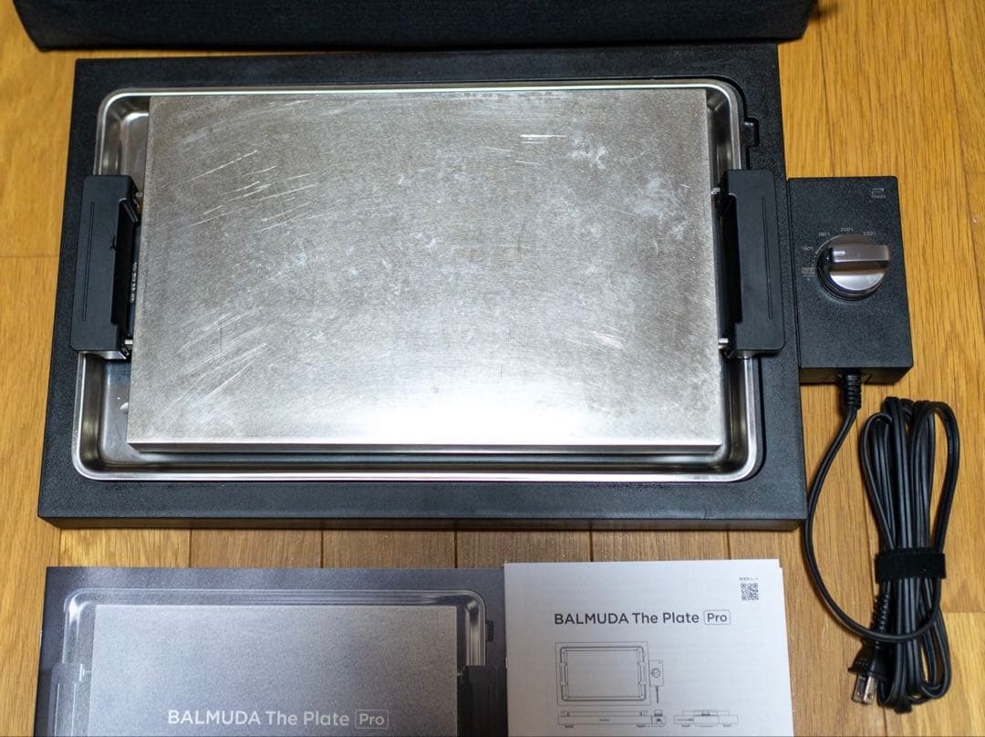 【美品】バルミューダ ザ・プレート プロ ホットプレート【専用ケース付き】