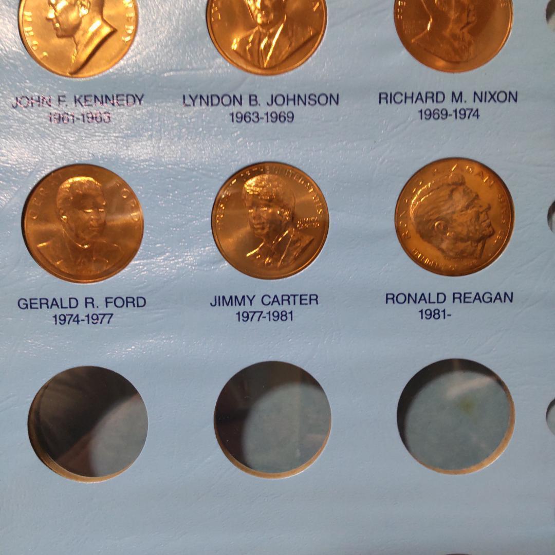 【希少美品】US MINT大統領記念メダル 全45種＋冊子・元箱付