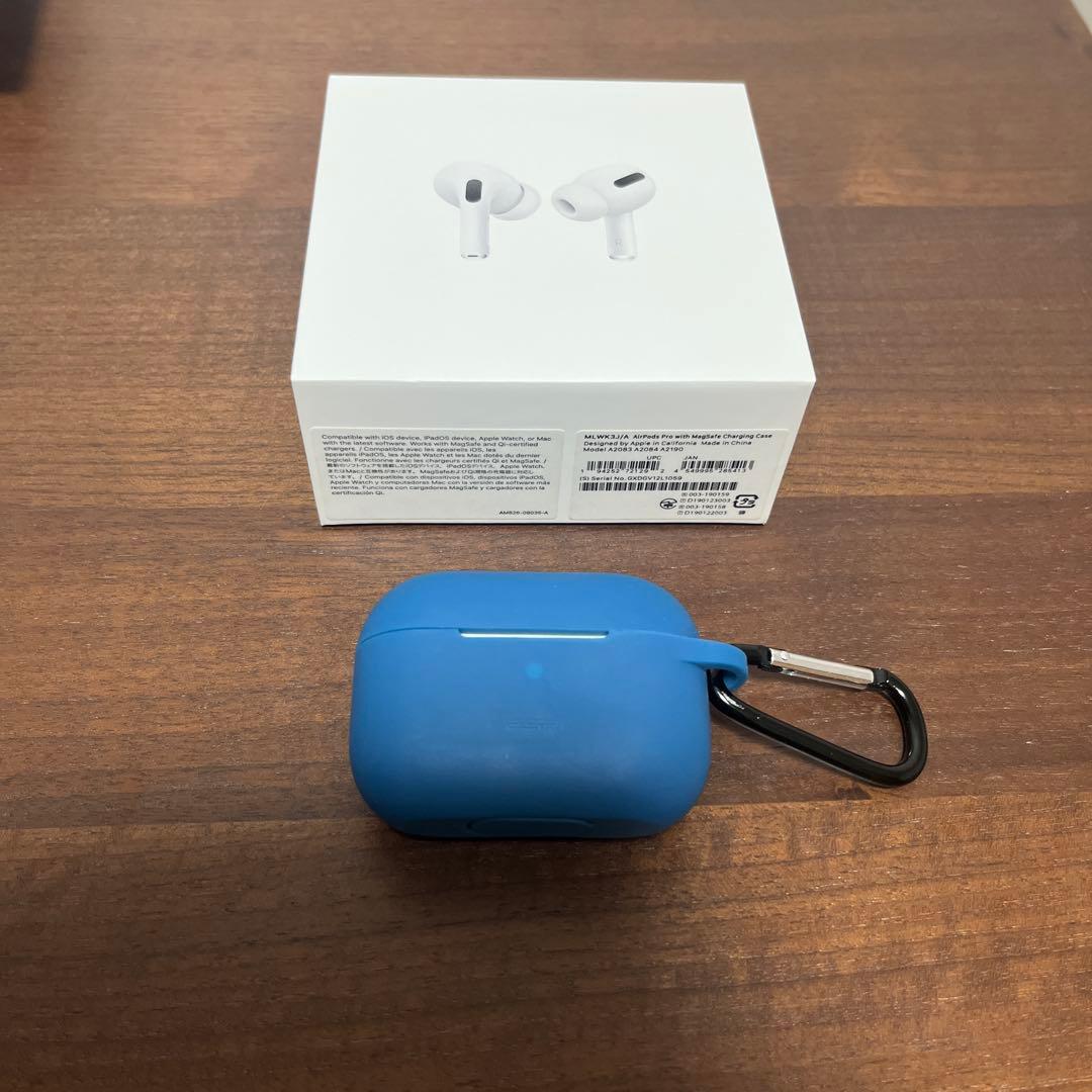 AirPods Pro 第一世代　備品　青色ケース付き