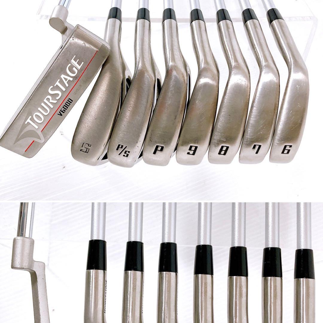 ブリヂストン ツアーステージV6000 メンズR 11本 美品 フルセット