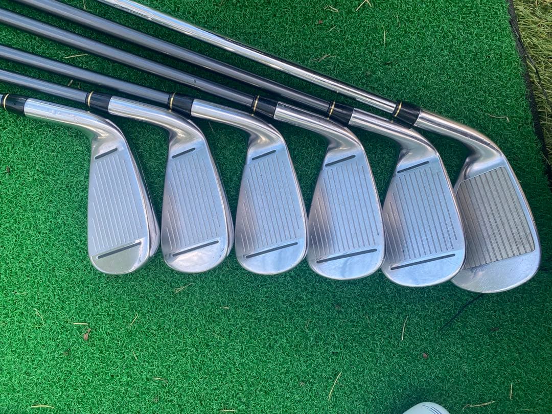 即コースOK！グローレF/G豪華フルセット★SW込6本★PING★アディダス美品