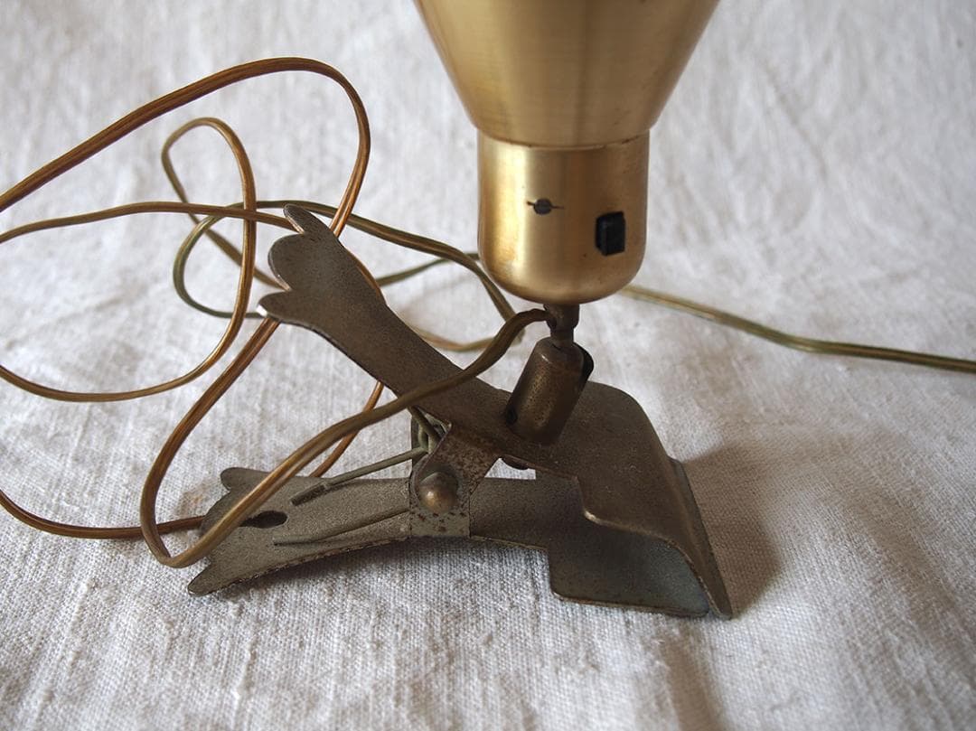 アルミクリップライト ミッドセンチュリー クリップライト ヴィンテージ/K396