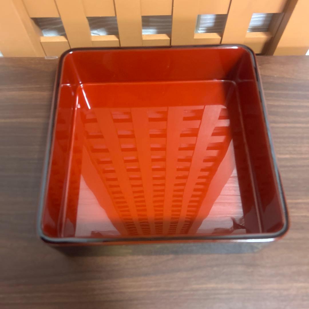 越前焼 漆金手彫り 御重箱 松 金 三段 箱付き