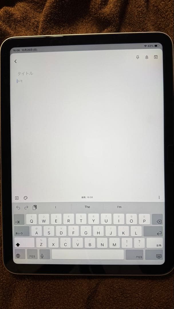 【美品】Apple iPad (A16) シルバー 128GB 本体