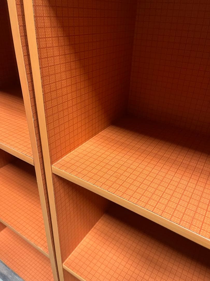 チェック柄 棚 セット 昭和レトロ レトロポップ インテリア 収納 ラック