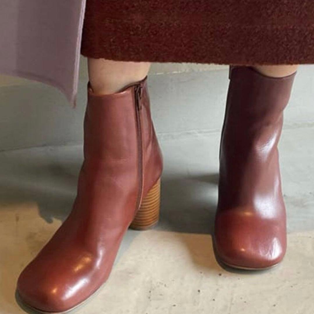【INSCRIRE】美品アンスクリア　ショートブーツ