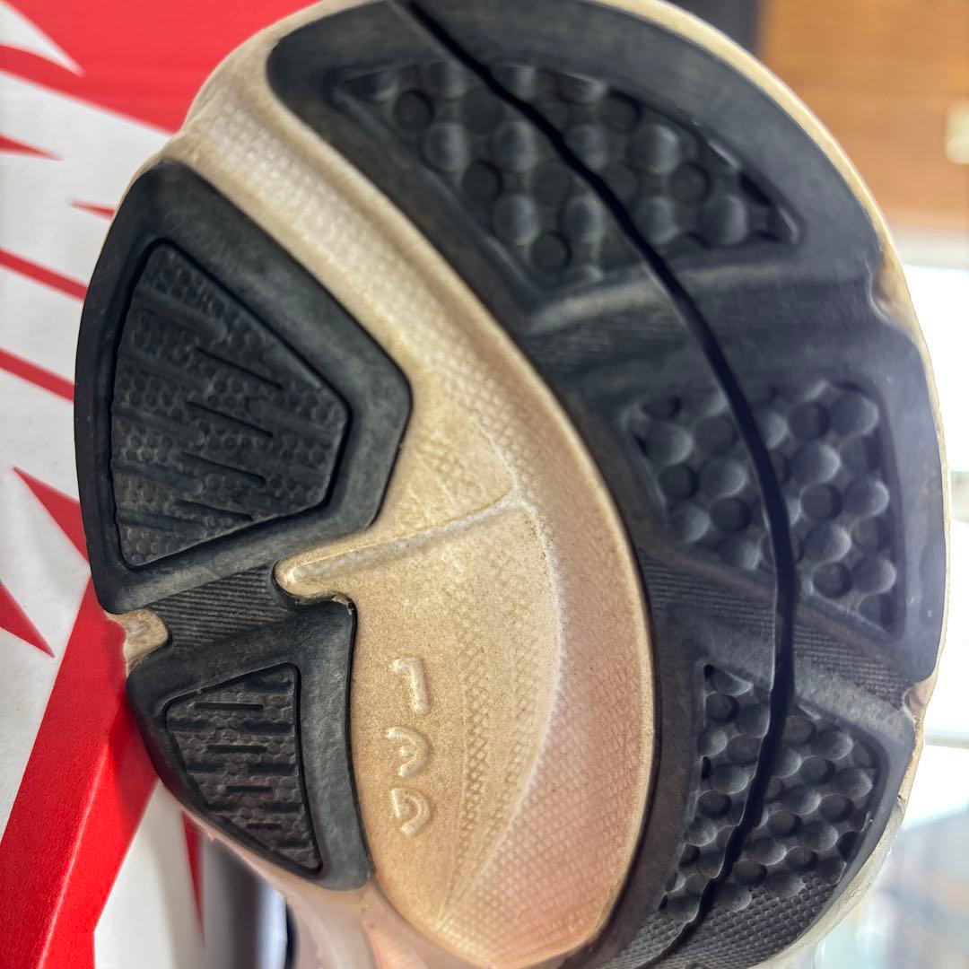 アシックスオーダーシューズ 青/灰色 ベルクロ