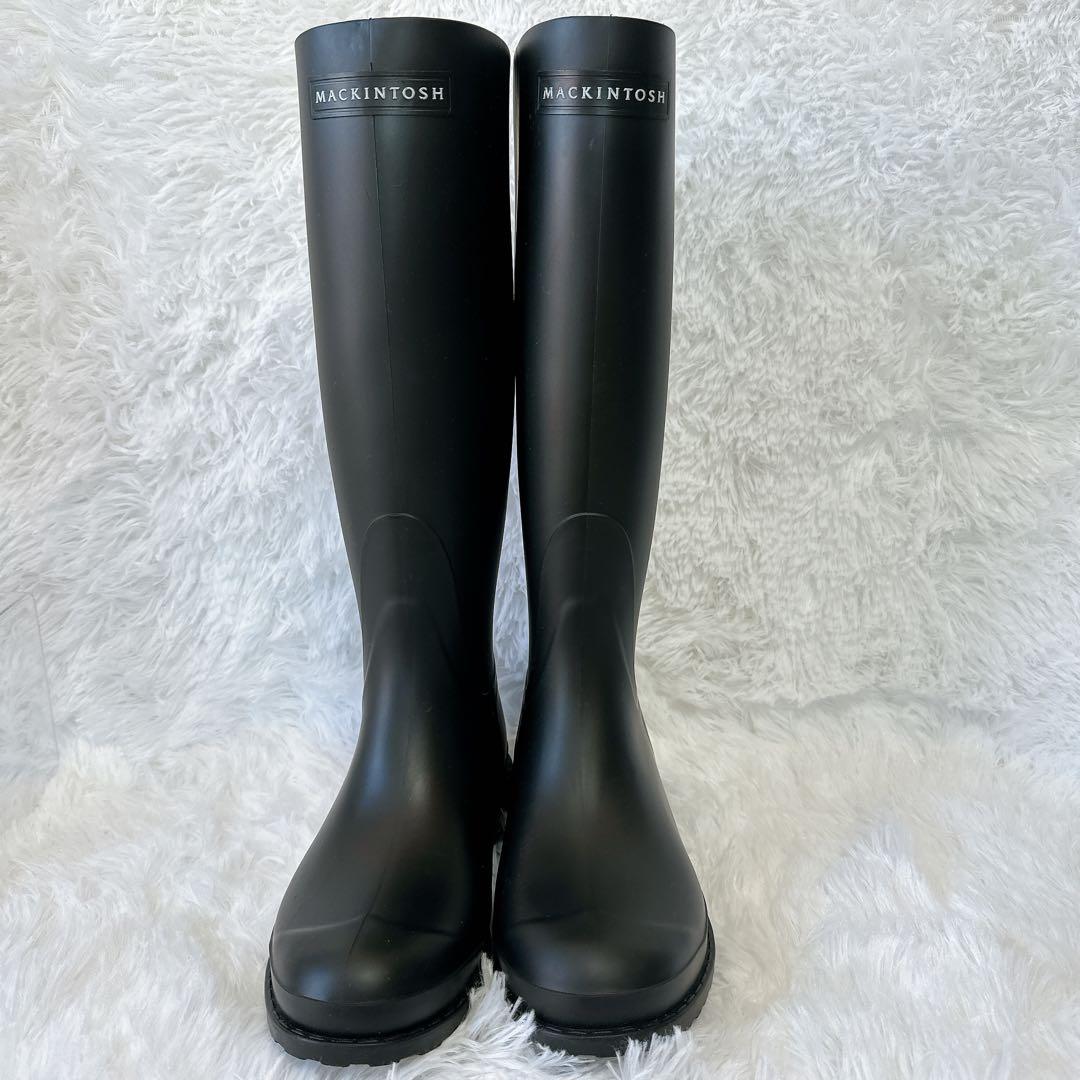 チャドMACKINTOSH レインブーツ ブラック 長靴 ロングブーツ