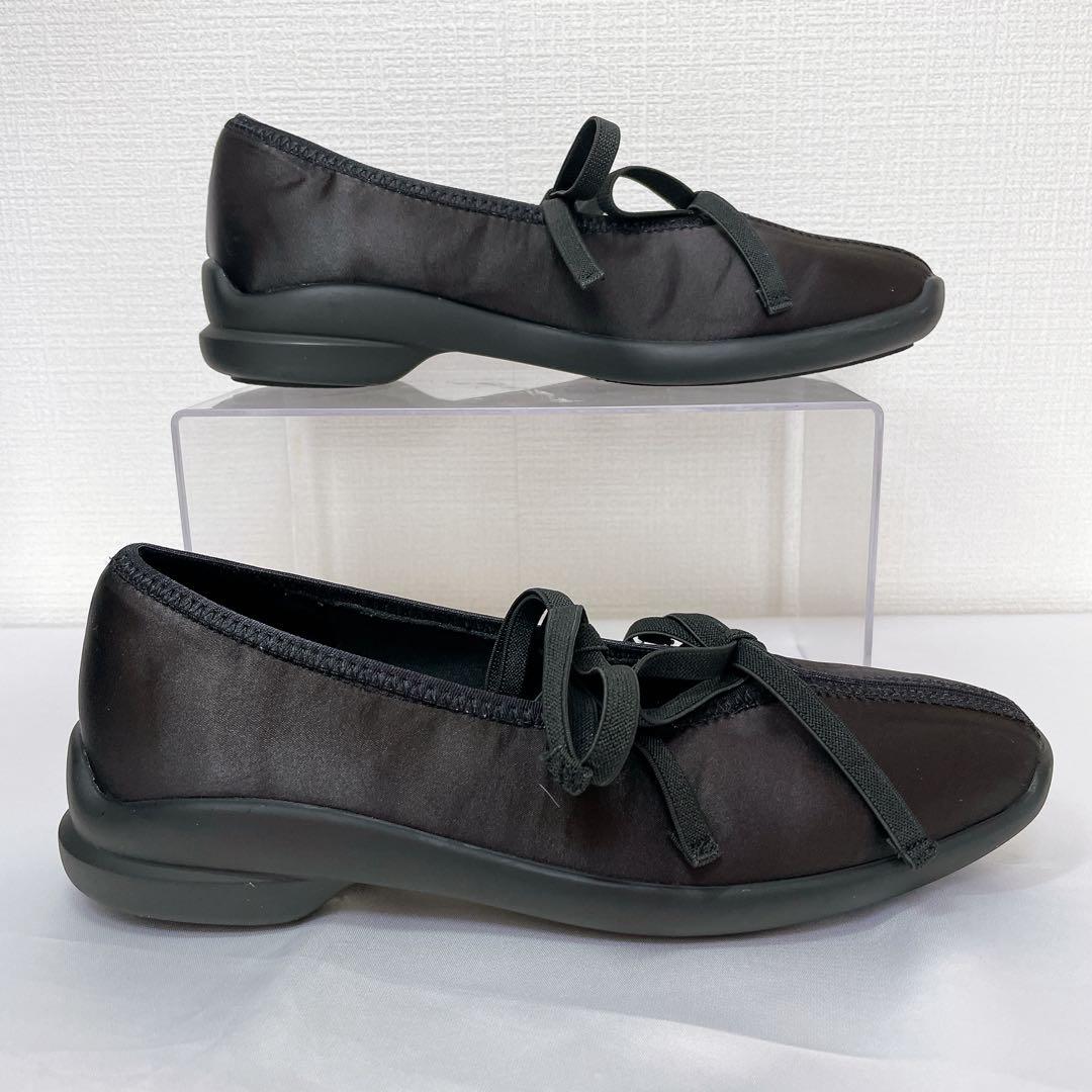 美品✨　ルタロン　ダブルリボンバレリーナ　【24.5】ブラック