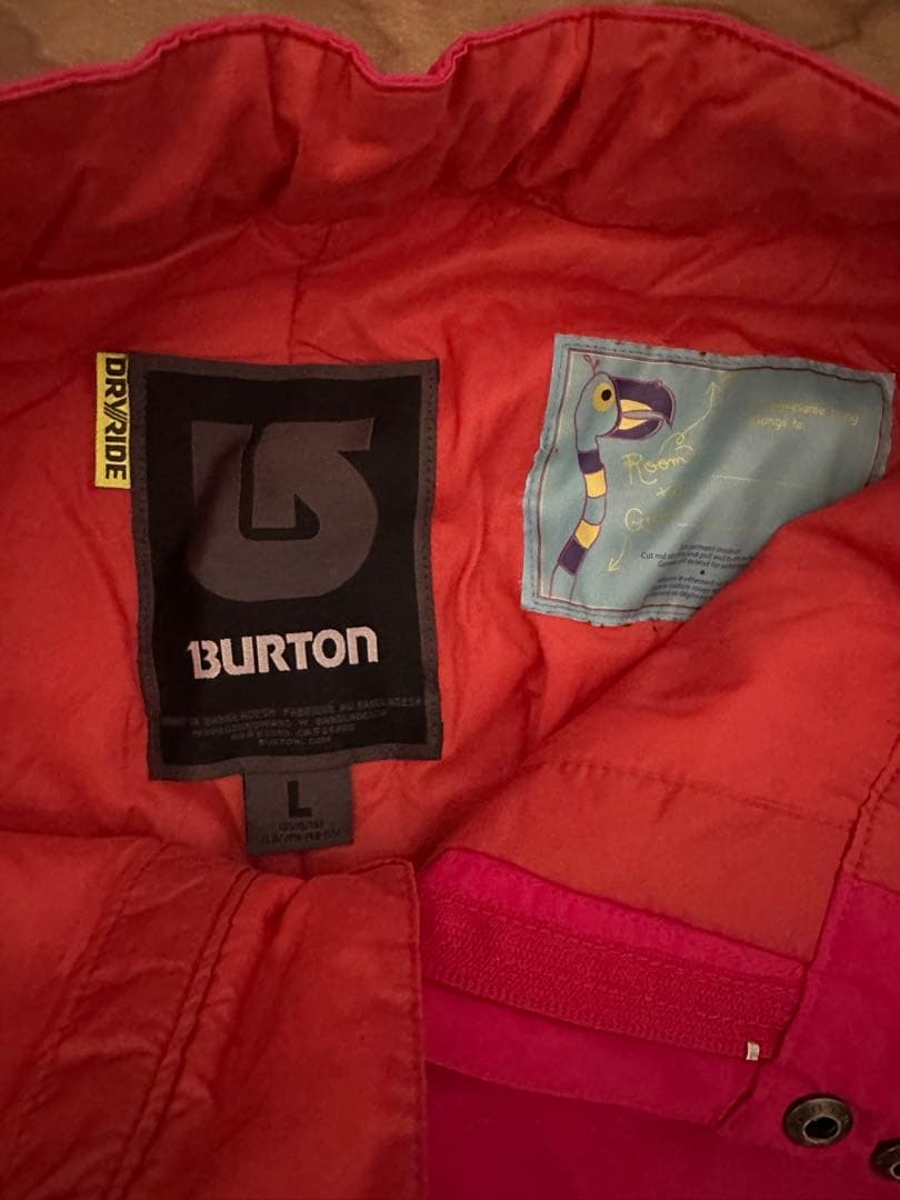 BURTON スノーボードウェア 上下セット　Lサイズ　ジュニア