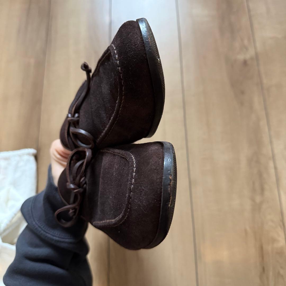 サントーニ モカシン ダークブラウン サイズ7