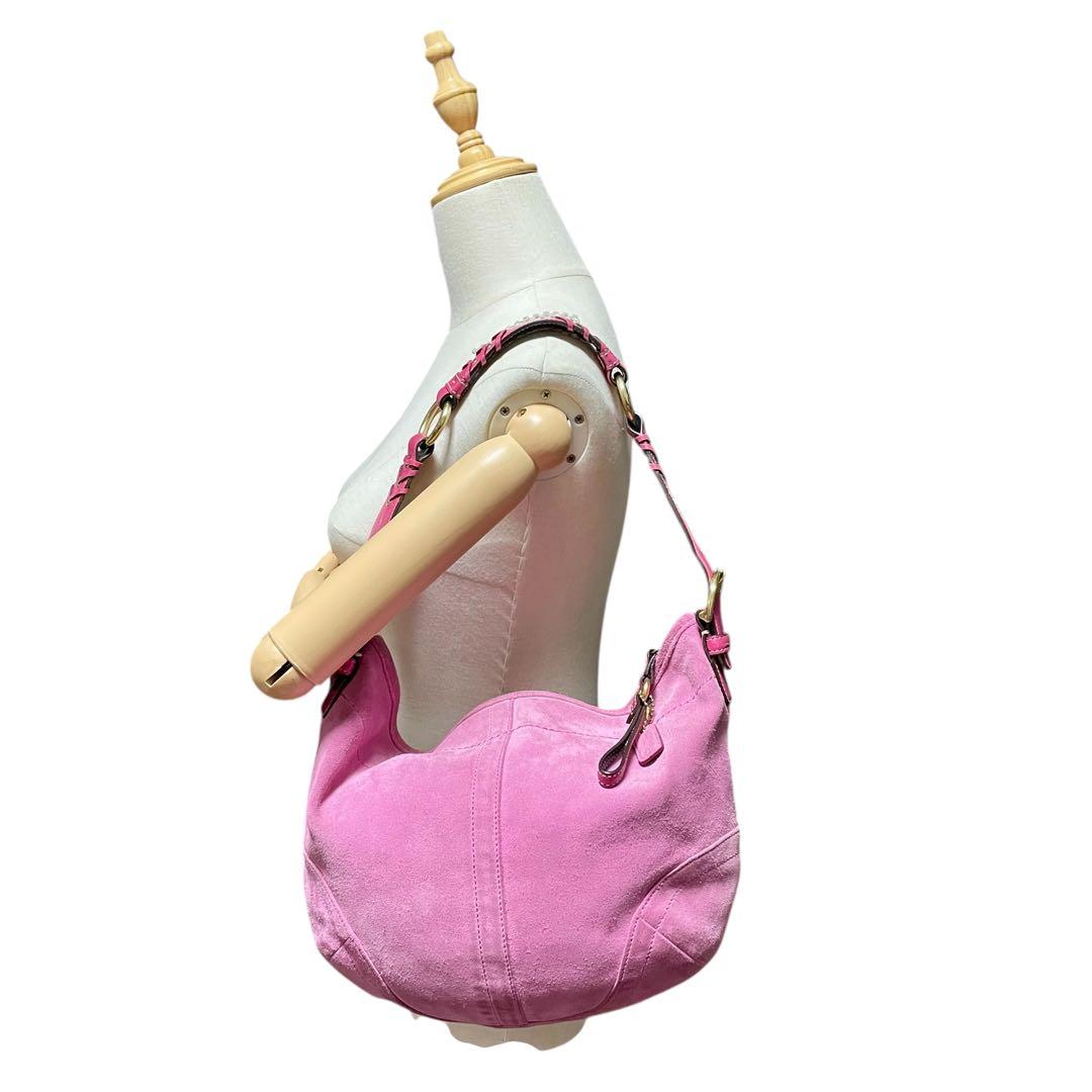 バッグ Coach Soho Shoulder Bag Suede Leather