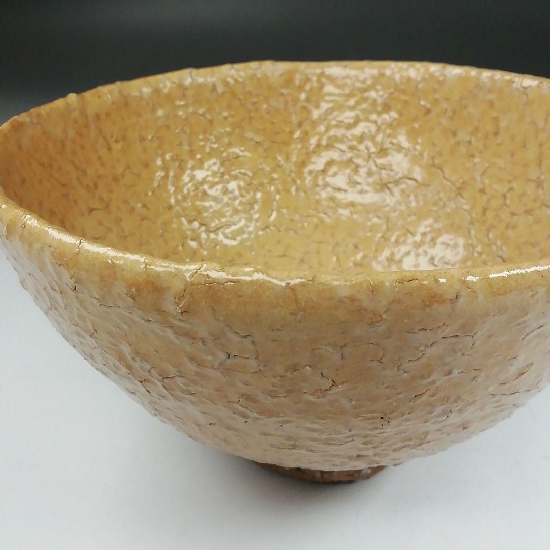 Ｔ５３９　茶碗　『萩茶碗』『味舌隆司 造』『前大徳寺 高橋悦道 書付』　共箱