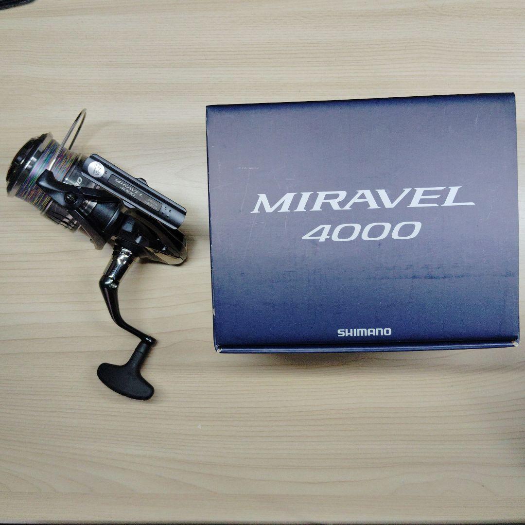 美品　スピニングリール シマノ　22ミラベル4000 PEライン付き