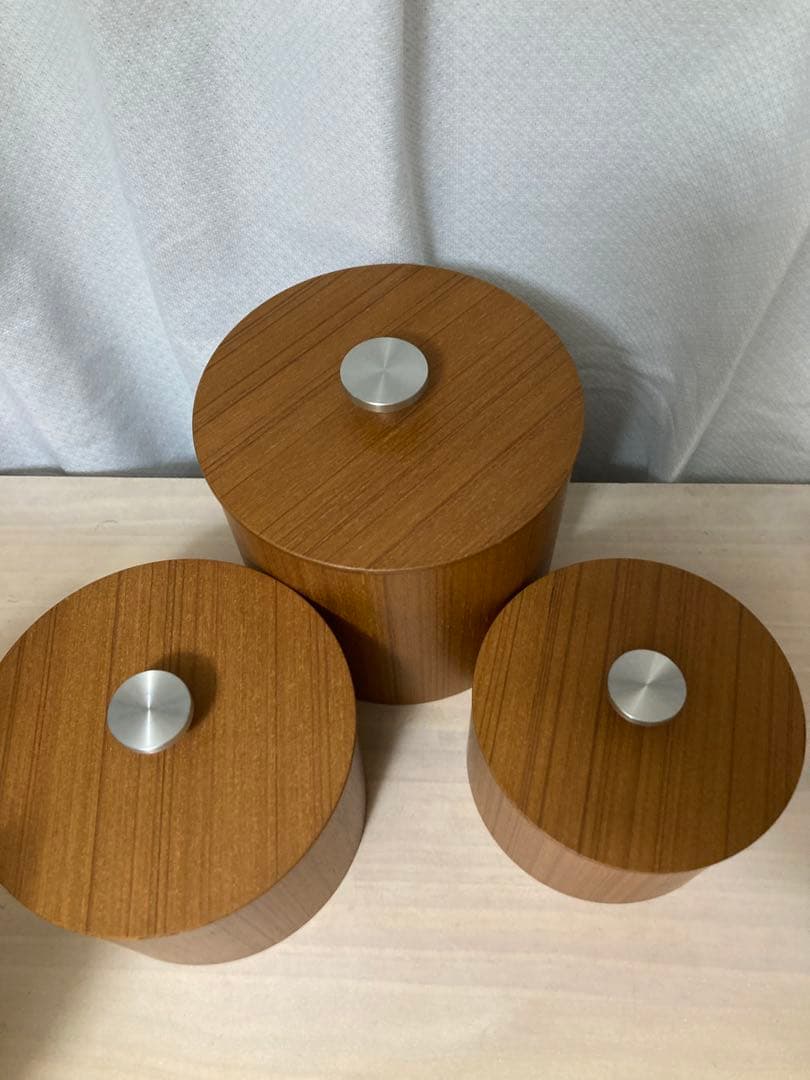 ミッドセンチュリー　モダン　小物入　3個セット