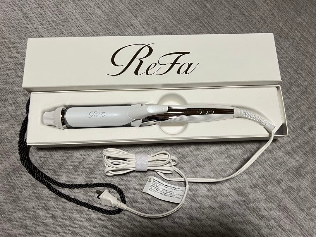ReFa CARAT カールヘアアイロン ホワイト　リファ　カールアイロン