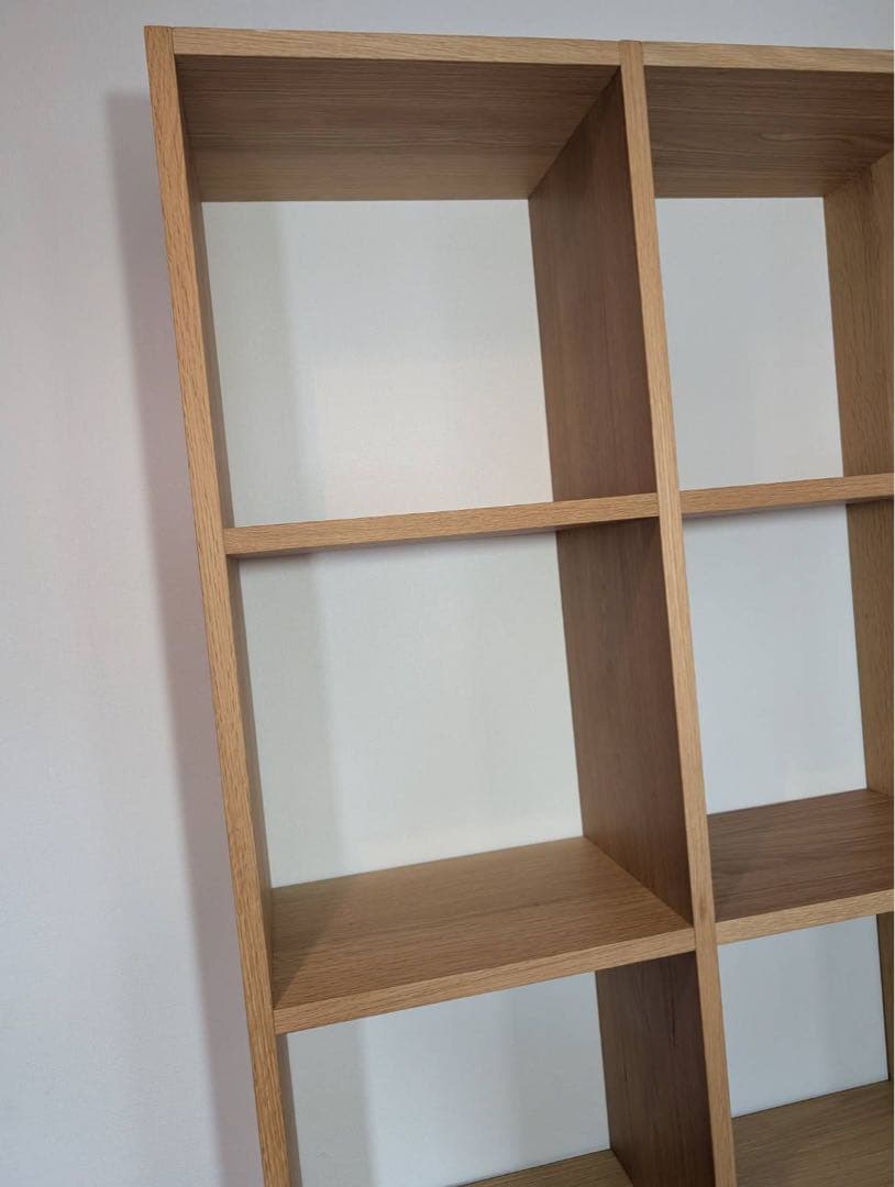 ■送料込■無印良品 スタッキングシェルフ 木製家具 棚 オーク材 収納 MUJI