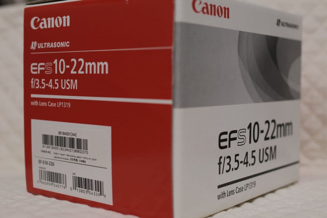 レンズ(ズーム) Canon EFS10-22mm f3.5-4.5 USM